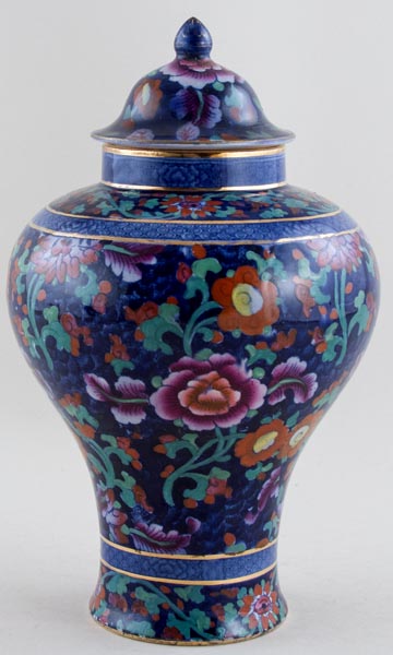 Vase lidded c1920s